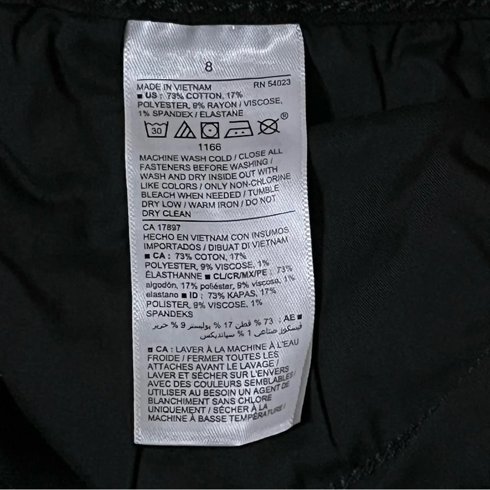 Old Navy Sz 8 Mid Rise Distressed Rockstar Super Skinny Jeans Black Ankle - Picture 11 of 11